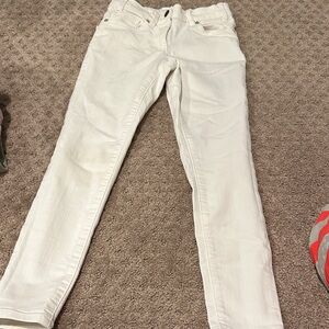 Crewcuts girls white Straight Leg Jeans